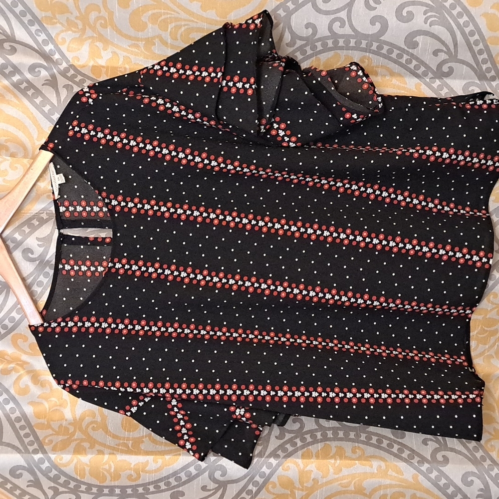 Loralette Flutter Blouse, 2X